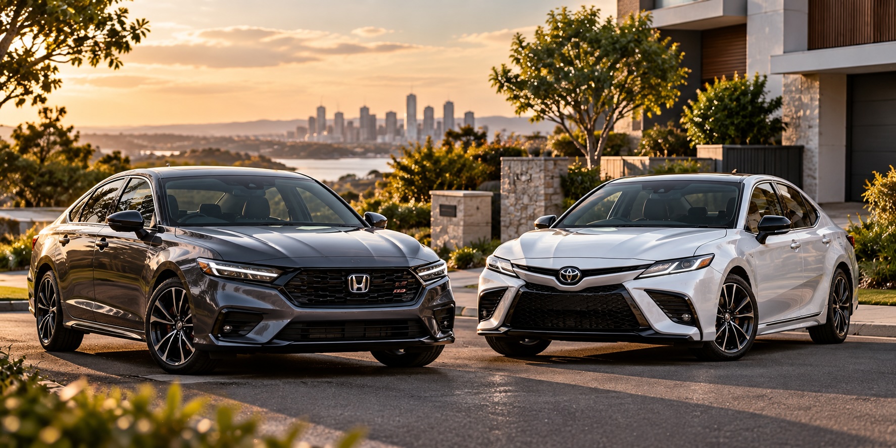 2025 Honda Accord e RS vs Toyota Camry SL
