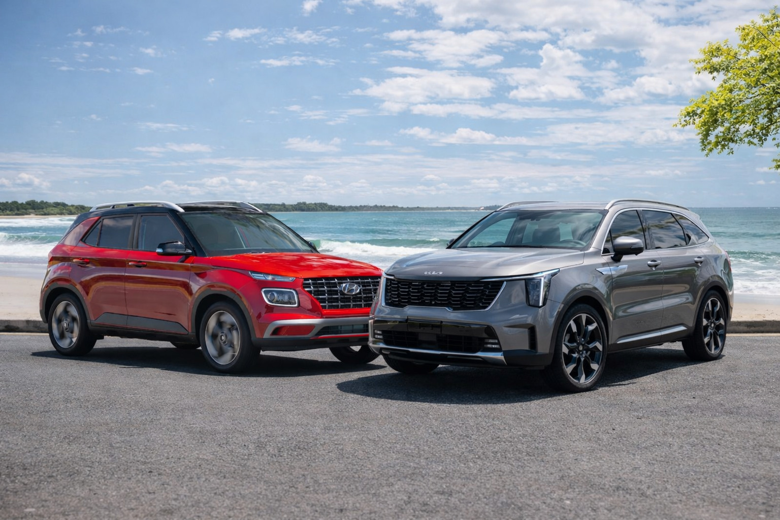 2024 Hyundai Venue Elite vs Kia Sorento GT-Line