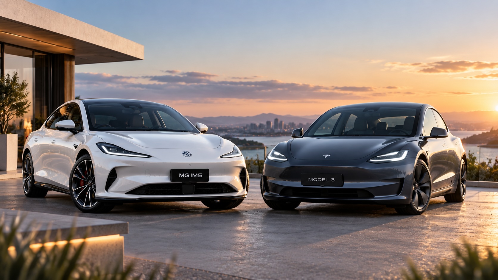 MG IM5 Premium vs Tesla Model 3 RWD