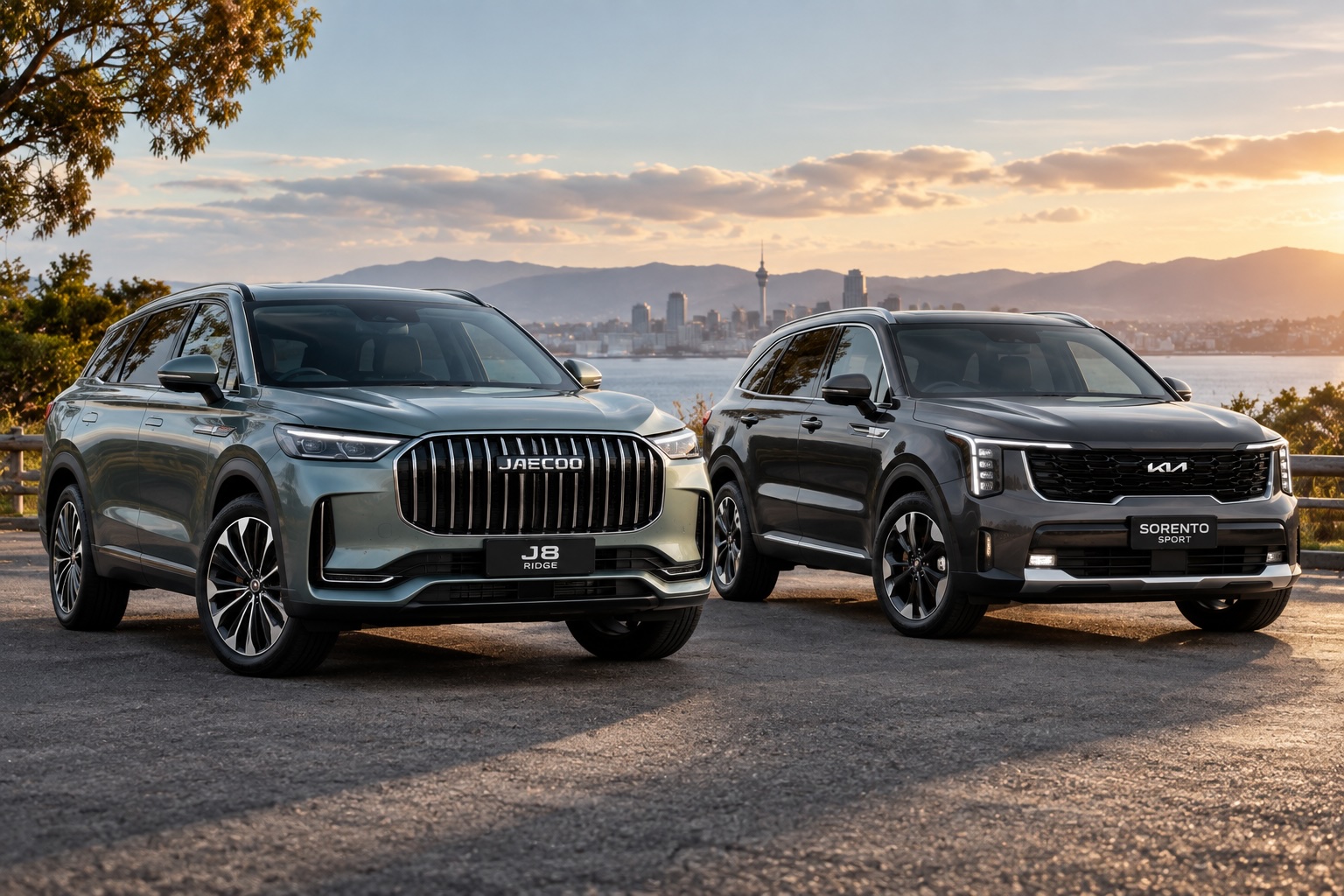 Jaecoo J8 Ridge vs Kia Sorento Sport