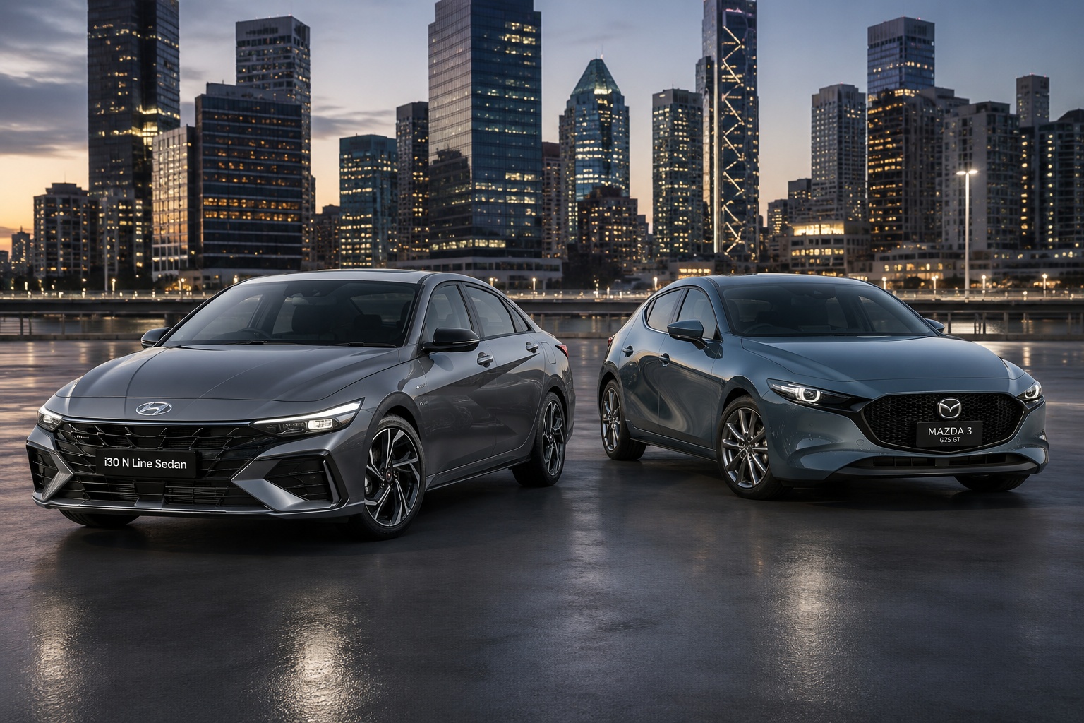 Hyundai i30 N Line Sedan vs Mazda 3 G25 GT | Car Comparison