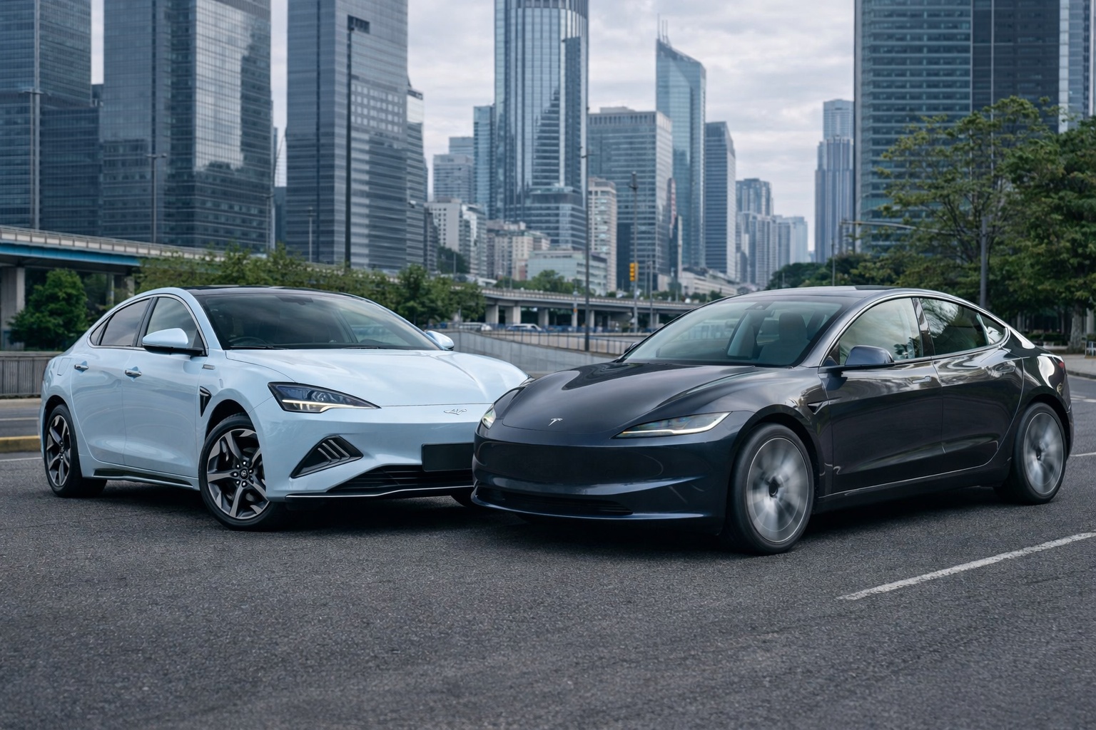 2024 BYD Seal vs Tesla Model 3